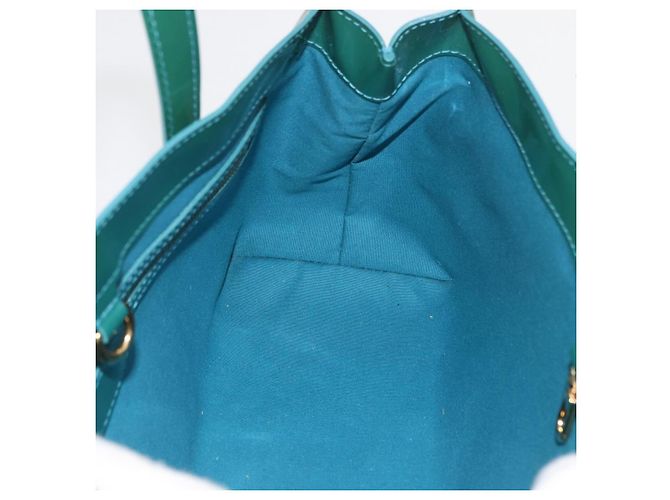 LOUIS VUITTON Monogram Vernis Wilshire PM Bag Blue Galatic M93646 Auth 178336A - vista 17