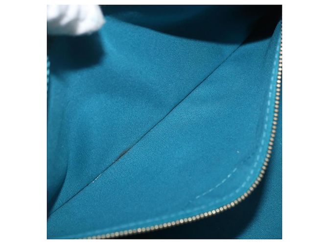 LOUIS VUITTON Monogram Vernis Wilshire PM Bag Blue Galatic M93646 Auth 178336A - vista 20