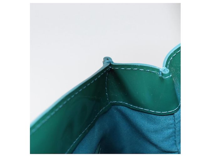 LOUIS VUITTON Monogram Vernis Wilshire PM Bag Blue Galatic M93646 Auth 178336A - vista 21