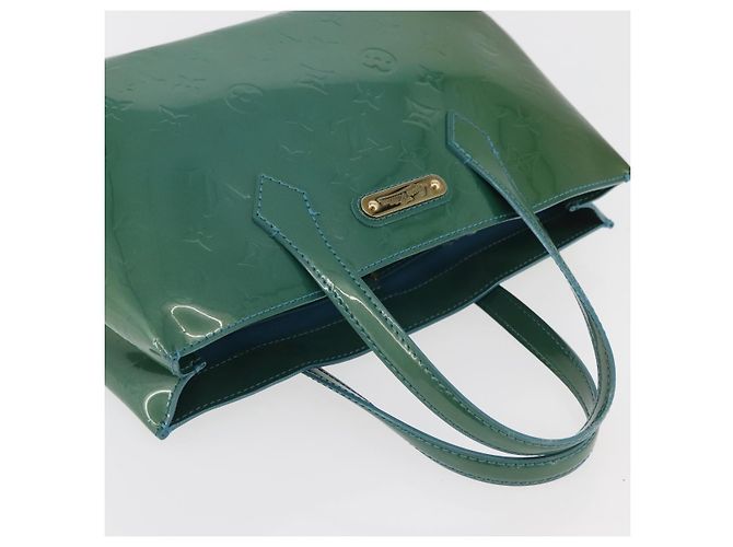 LOUIS VUITTON Monogram Vernis Wilshire PM Bag Blue Galatic M93646 Auth 178336A - vista 6