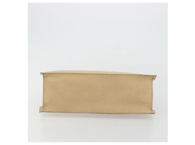 LOEWE Handtasche aus Leder Elfenbein Silber Auth ep14525 Roh - Ansicht 5