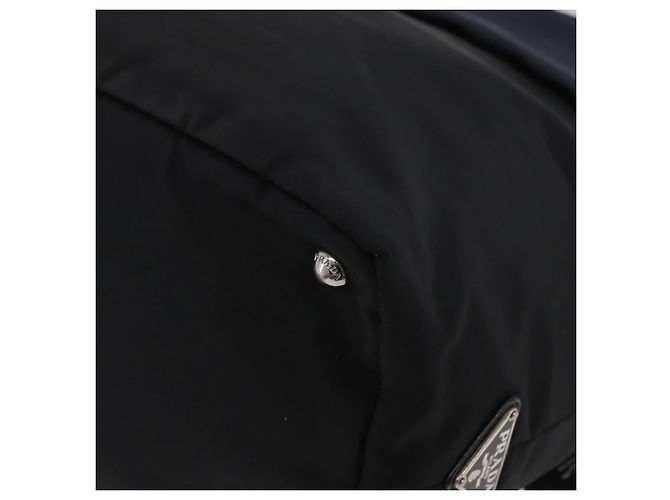 Borsa PRADA Nylon 2way Nera Argento Autentica ep14530A Nero - vista 11
