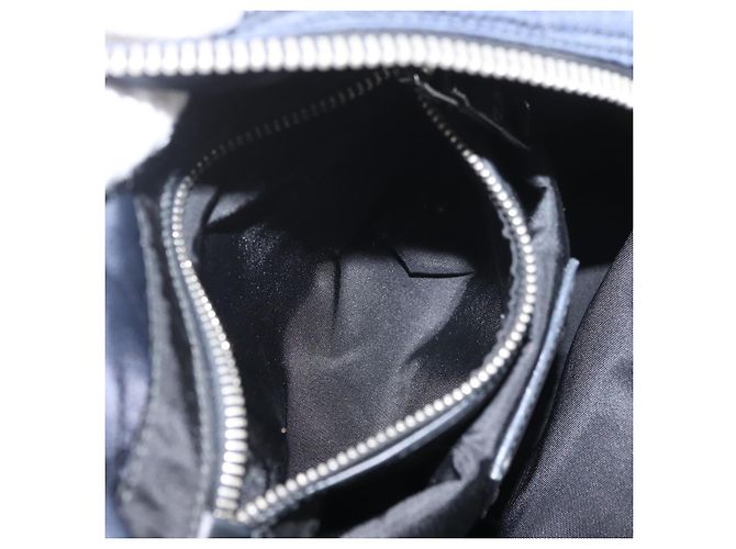Borsa PRADA Nylon 2way Nera Argento Autentica ep14530A Nero - vista 21