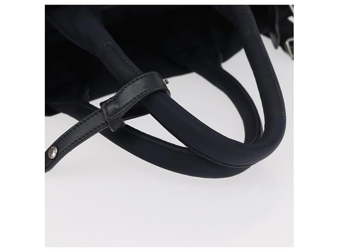 Borsa PRADA Nylon 2way Nera Argento Autentica ep14530A Nero - vista 7