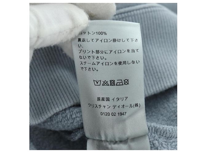 Zapatillas Christian Dior de algodón gris Auth 179654M Castaño - vista 12
