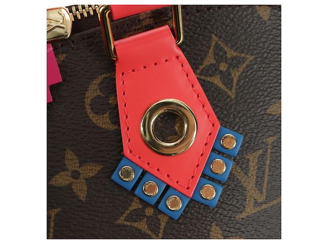 LOUIS VUITTON Borsa Monogram Totem Alma PM Flamingo LV Auth 179177SAM Monogramma - vista 16