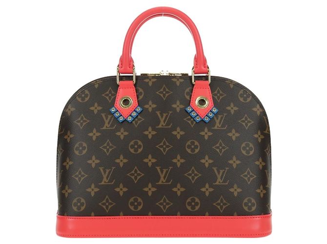 LOUIS VUITTON Borsa Monogram Totem Alma PM Flamingo LV Auth 179177SAM Monogramma - vista 3