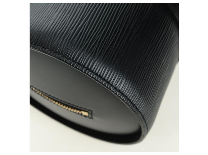 Borsa LOUIS VUITTON Epi Soufflot Nera M52222 LV Auth am11578V Nero - vista 12