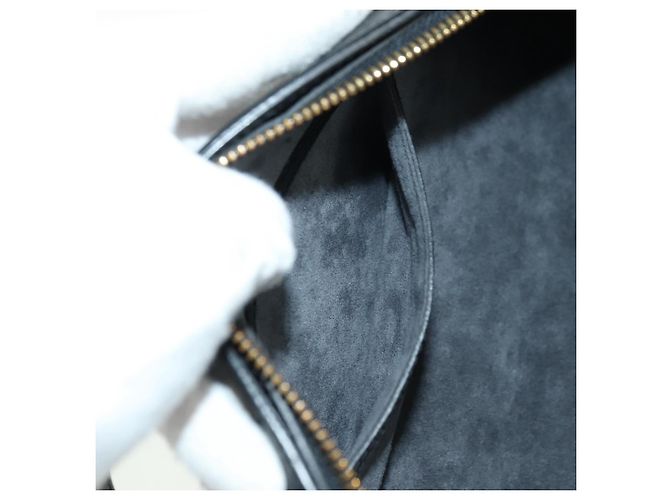 Borsa LOUIS VUITTON Epi Soufflot Nera M52222 LV Auth am11578V Nero - vista 19