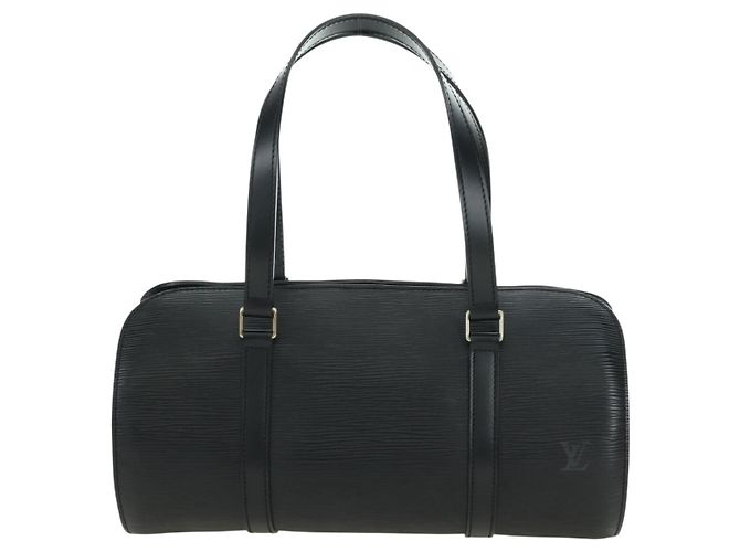 Borsa LOUIS VUITTON Epi Soufflot Nera M52222 LV Auth am11578V Nero - vista 2