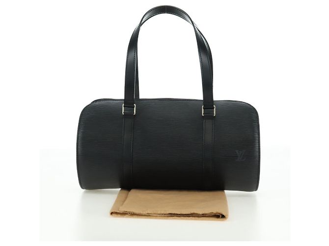 Borsa LOUIS VUITTON Epi Soufflot Nera M52222 LV Auth am11578V Nero - vista 22