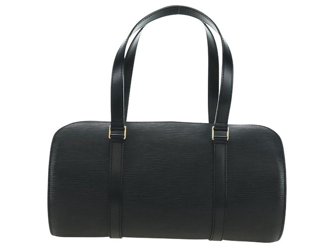Borsa LOUIS VUITTON Epi Soufflot Nera M52222 LV Auth am11578V Nero - vista 3