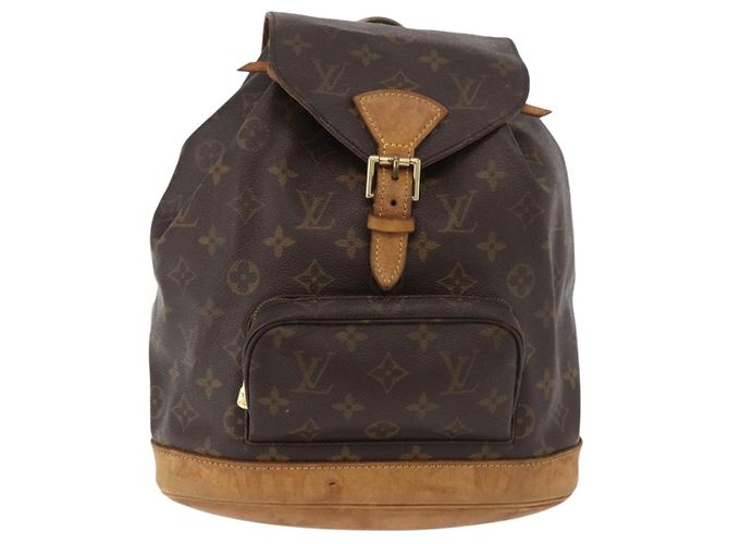 ZAINO LOUIS VUITTON Monogram Montsouris MM M51136 LV Auth 179123 Monogramma - vista 13