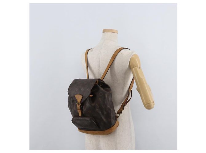 ZAINO LOUIS VUITTON Monogram Montsouris MM M51136 LV Auth 179123 Monogramma - vista 26