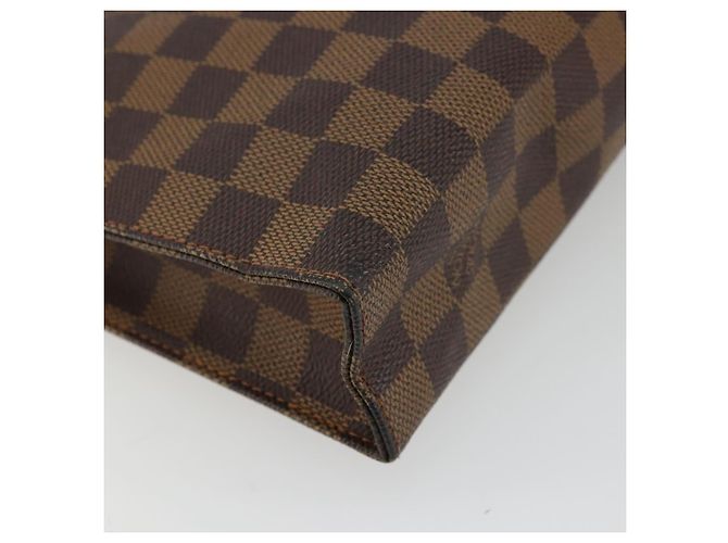 LOUIS VUITTON Damier Ebene Poche Toilette 26 Pouch N47543 LV Auth 179094 - vista 16