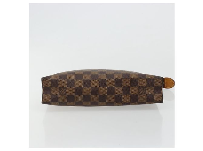 LOUIS VUITTON Damier Ebene Poche Toilette 26 Pouch N47543 LV Auth 179094 - vista 6