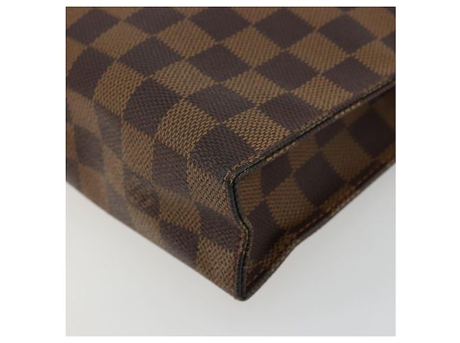 LOUIS VUITTON Damier Ebene Poche Toilette 26 Pouch N47543 LV Auth 179094 - vista 7