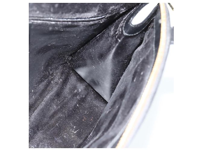 Borsa GUCCI in pelle nera e oro 000 2058 0569 0 Auth 178820 Nero D'oro - vista 17