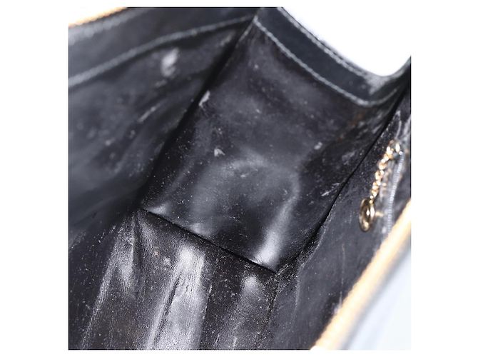 Borsa GUCCI in pelle nera e oro 000 2058 0569 0 Auth 178820 Nero D'oro - vista 18