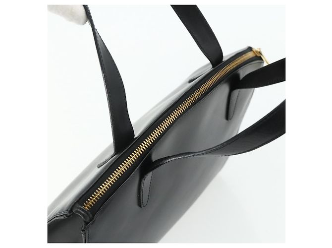 Borsa GUCCI in pelle nera e oro 000 2058 0569 0 Auth 178820 Nero D'oro - vista 6