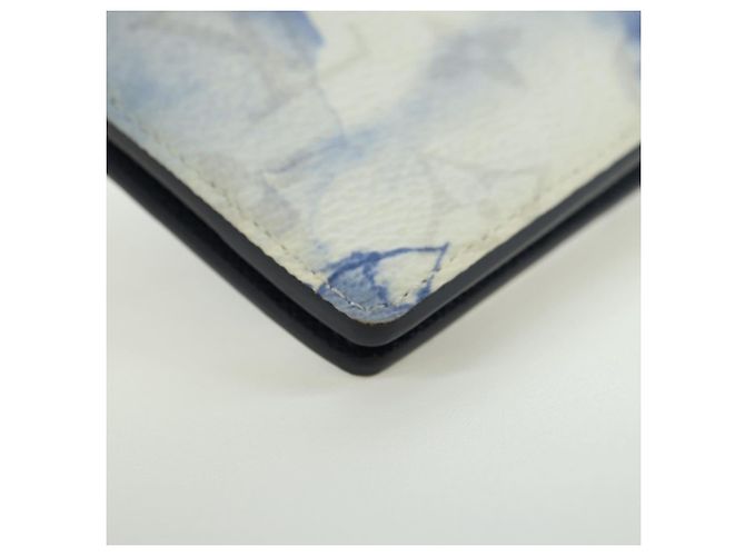 LOUIS VUITTON Portefeuille Multi Ple Watercolor Blue M80458 Auth 178607M Blau - Ansicht 15