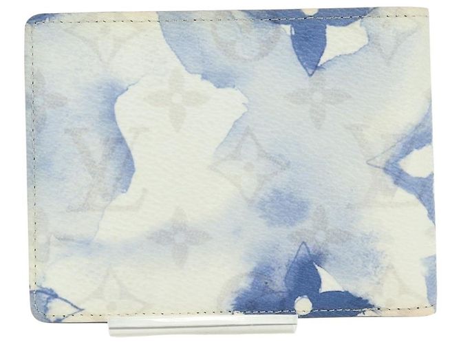 LOUIS VUITTON Portefeuille Multi Ple Watercolor Blue M80458 Auth 178607M Blau - Ansicht 2