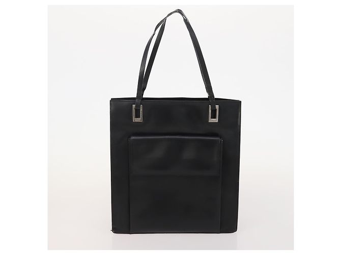 Borsa Tote GUCCI GG Canvas GG Supreme in Pelle e PVC 3 Set Nero Beige Auth bs34896 - vista 10
