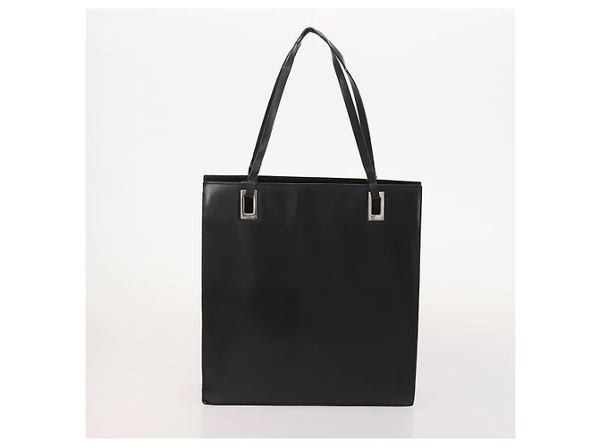 Borsa Tote GUCCI GG Canvas GG Supreme in Pelle e PVC 3 Set Nero Beige Auth bs34896 - vista 11