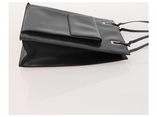 Borsa Tote GUCCI GG Canvas GG Supreme in Pelle e PVC 3 Set Nero Beige Auth bs34896 - vista 12