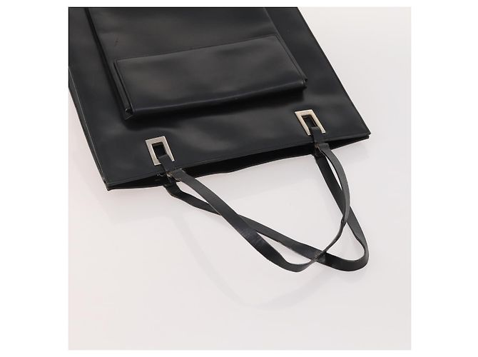 Borsa Tote GUCCI GG Canvas GG Supreme in Pelle e PVC 3 Set Nero Beige Auth bs34896 - vista 13