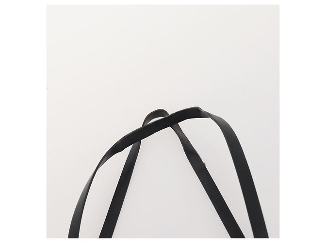 Borsa Tote GUCCI GG Canvas GG Supreme in Pelle e PVC 3 Set Nero Beige Auth bs34896 - vista 14