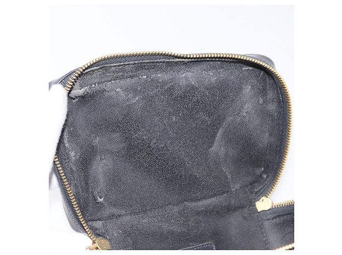 Beauty Case GUCCI Bamboo in pelle vernice Grigio Oro 032 1705 0151 Auth 180214 - vista 16