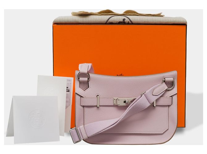 Hermès Borsa HERMES Jypsiere in Pelle Violet - 103498 Porpora - vista 2