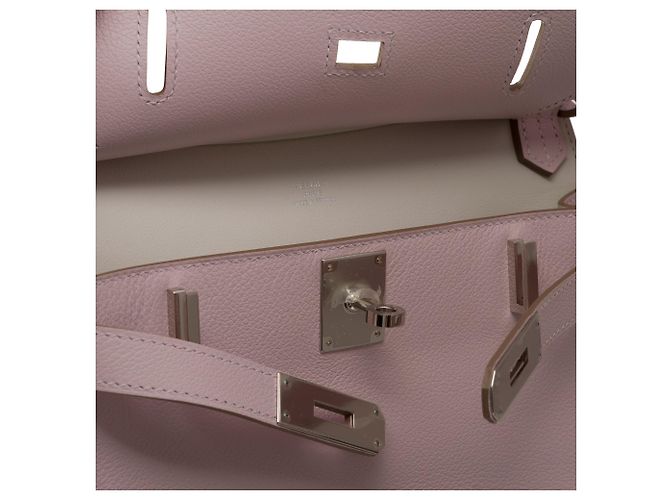 Hermès Borsa HERMES Jypsiere in Pelle Violet - 103498 Porpora - vista 7