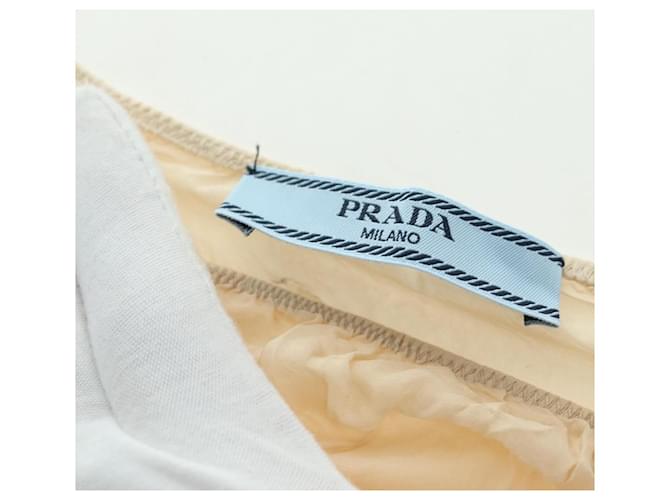 Falda PRADA de seda azul Auth 179162A - vista 19