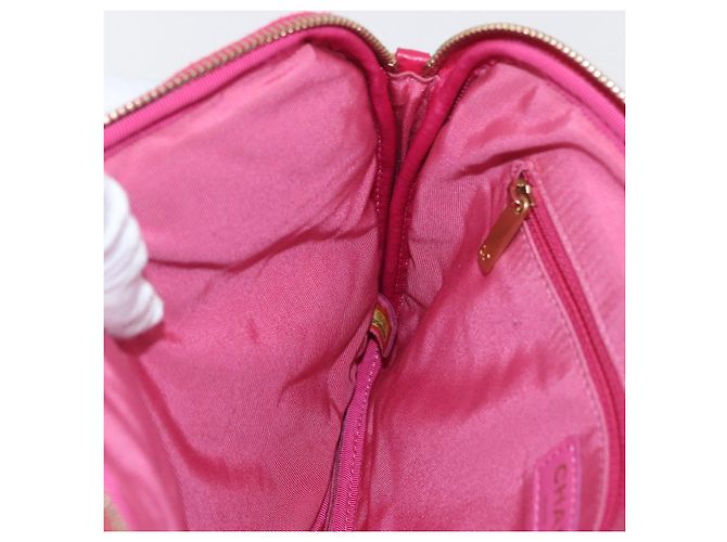 CHANEL Girl Chanel Chain Shoulder Bag Tweed Pink Gold CC Auth 179582SAM Rosa D'oro - vista 19