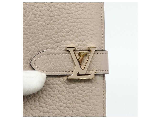 LOUIS VUITTON Portafoglio Capucines LV Verticale in pelle Taurillon Galle M81367 Auth 179342A - vista 12