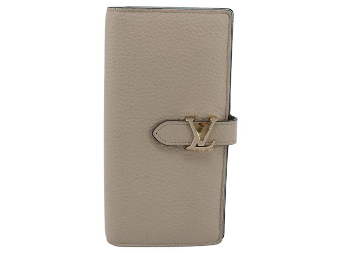 LOUIS VUITTON Portafoglio Capucines LV Verticale in pelle Taurillon Galle M81367 Auth 179342A - vista 2