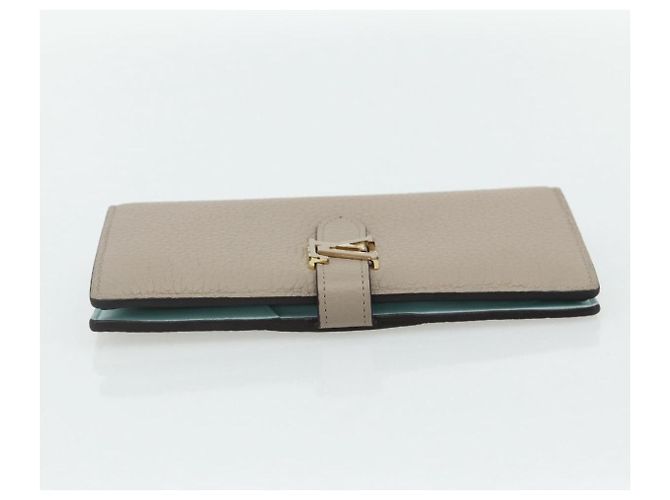 LOUIS VUITTON Portafoglio Capucines LV Verticale in pelle Taurillon Galle M81367 Auth 179342A - vista 4