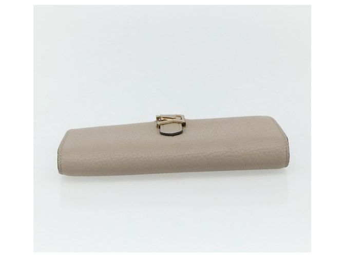 LOUIS VUITTON Portafoglio Capucines LV Verticale in pelle Taurillon Galle M81367 Auth 179342A - vista 5