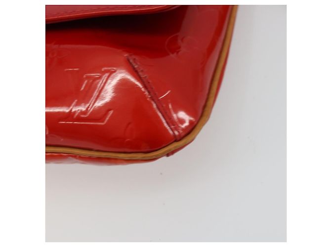 LOUIS VUITTON Monogram Vernis Thompson Street Bag Red Rouge M91094 Auth BA12592 - vista 14