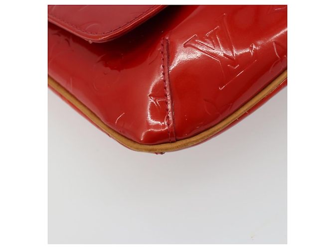LOUIS VUITTON Monogram Vernis Thompson Street Bag Red Rouge M91094 Auth BA12592 - vista 15