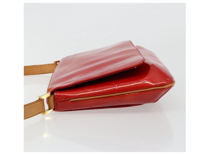 LOUIS VUITTON Monogram Vernis Thompson Street Bag Red Rouge M91094 Auth BA12592 - vista 4