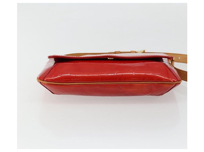LOUIS VUITTON Monogram Vernis Thompson Street Bag Red Rouge M91094 Auth BA12592 - vista 5