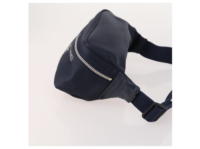 Borsa a Spalla VALENTINO Nylon Camoscio Pelle 2 Set Nero Navy Auth BA12172 Blu navy - vista 12