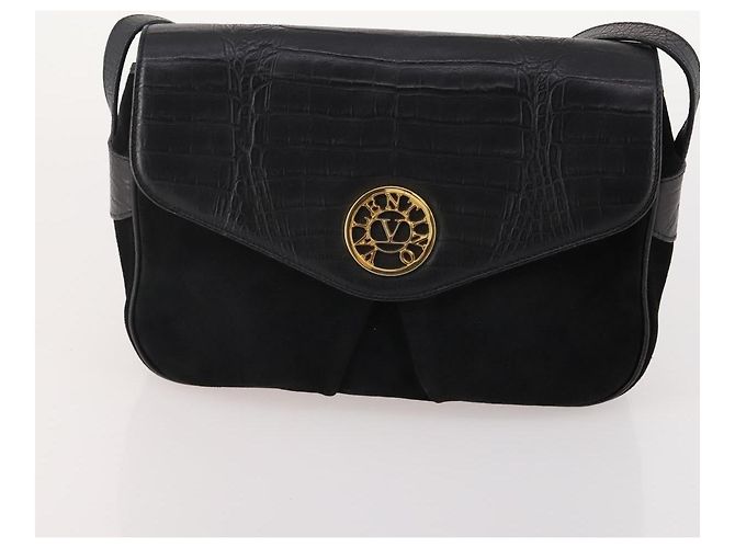Borsa a Spalla VALENTINO Nylon Camoscio Pelle 2 Set Nero Navy Auth BA12172 Blu navy - vista 2