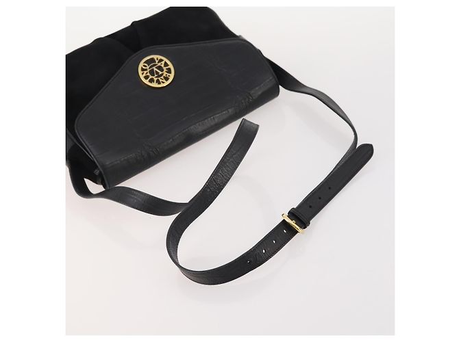Borsa a Spalla VALENTINO Nylon Camoscio Pelle 2 Set Nero Navy Auth BA12172 Blu navy - vista 5