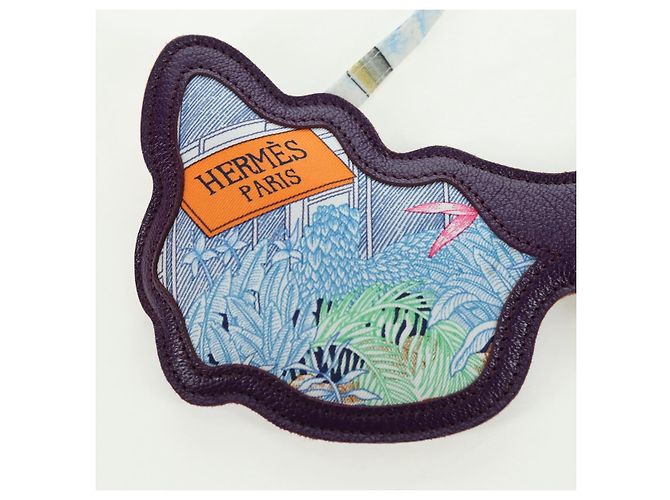 Hermès Antifaz para ojos HERMES de seda azul Auténtico 179161V - vista 3