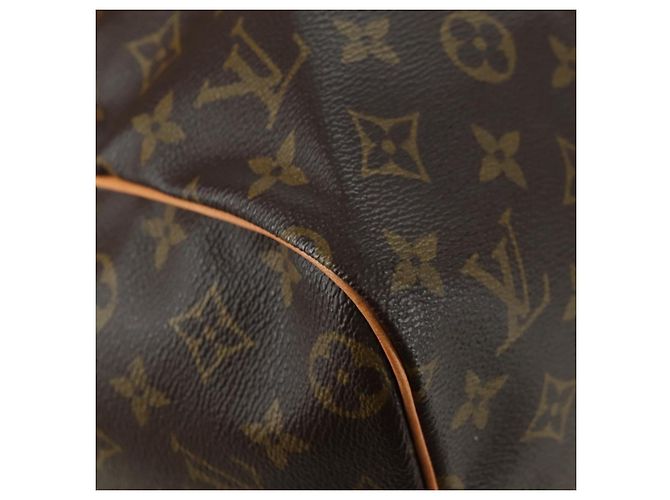 LOUIS VUITTON Monogram Sac Souple 45 Boston Bag M41624 LV Auth 177968SAV Monogramma - vista 10