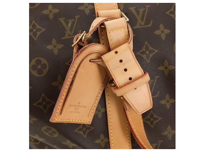 LOUIS VUITTON Monogram Sac Souple 45 Boston Bag M41624 LV Auth 177968SAV Monogramma - vista 15